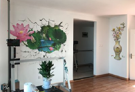 普安墙体彩绘相比墙纸的优势。