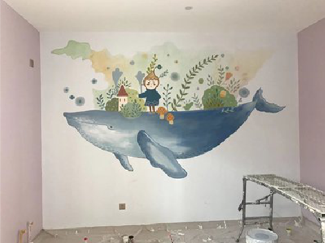 普安手绘墙的特点及优势。