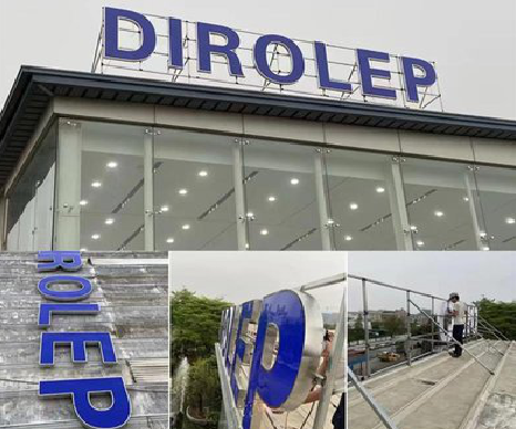 普安楼顶发光字安装的注意事项。